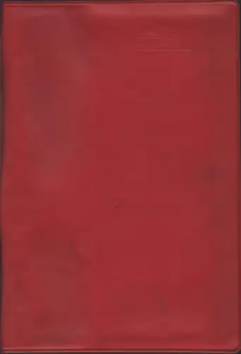 Porsche 356 A Kunststoff-Mappe 1950er Jahre