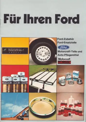 Ford Zubehör Prospekt 1.1977