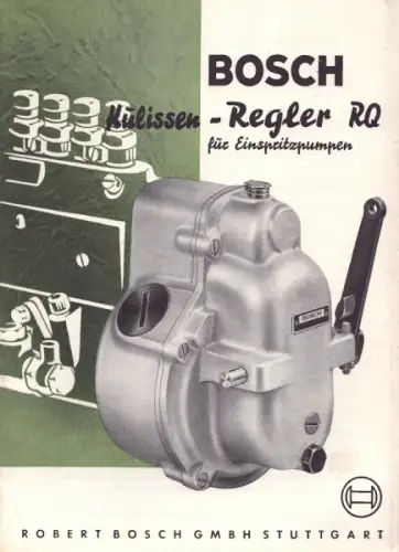 Bosch Kulisse-Regler RQ für Einspritzpumpen 8.1954