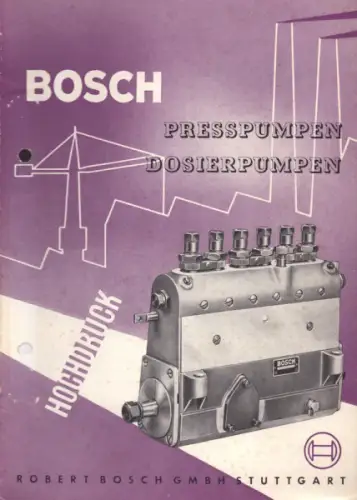 Bosch Press- u. Dosierpumpen 9.1956