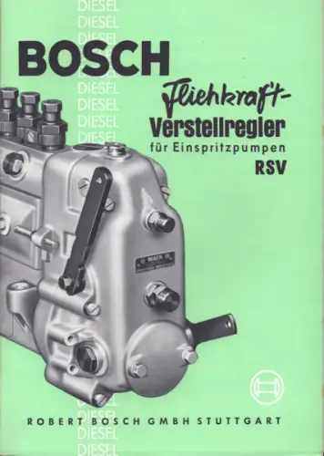 Bosch Fliehkraftregler für Einspritzpumpen RSV 4.1956