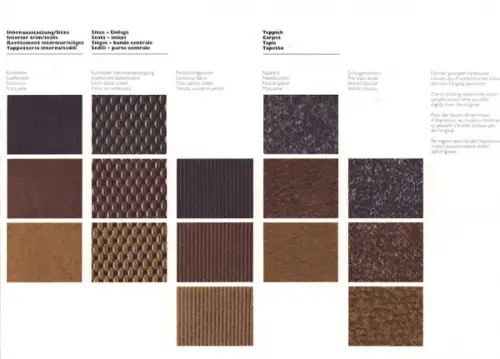 Porsche 914 Farben 1973