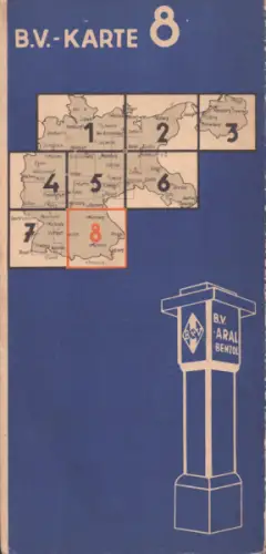 B.V. Karte 8 1930er Jahre