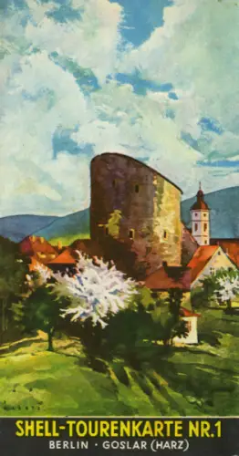 Shell Tourenkarte 1 1930er Jahre