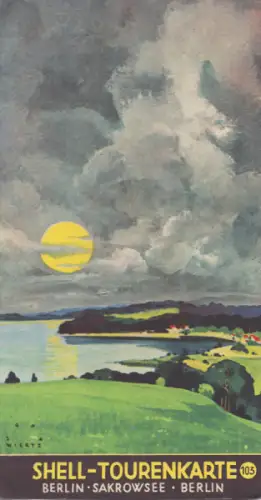 Shell Tourenkarte 103 1930er Jahre