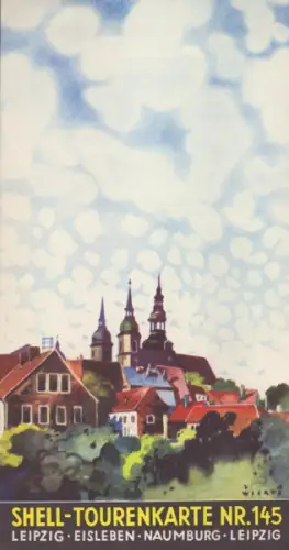 Shell Tourenkarte 145 1930er Jahre