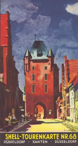 Shell Tourenkarte 68 1930er Jahre