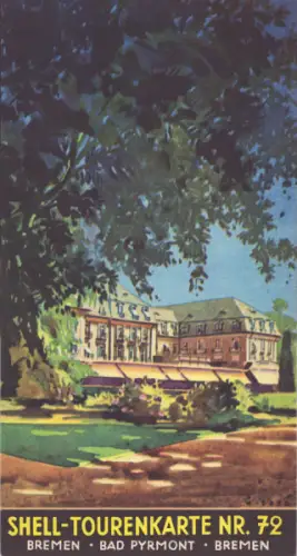 Shell Tourenkarte 72 1930er Jahre