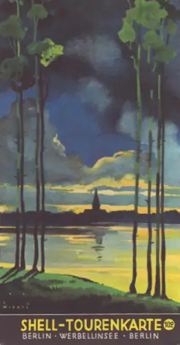 Shell Tourenkarte 102 1930er Jahre