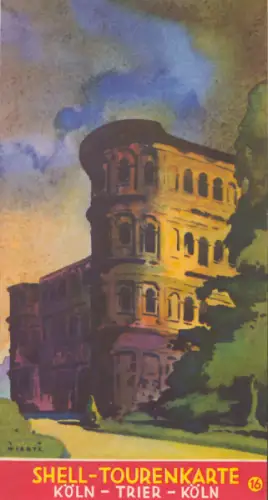 Shell Tourenkarte 16 1930er Jahre