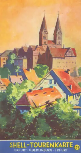 Shell Tourenkarte 31 1930er Jahre
