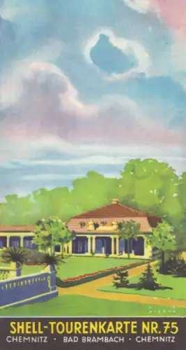 Shell Tourenkarte 75 1930er Jahre