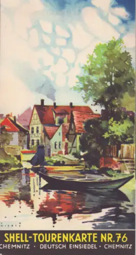 Shell Tourenkarte 76 1930er Jahre