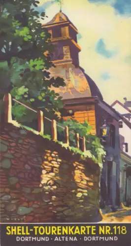 Shell Tourenkarte 118 1930er Jahre