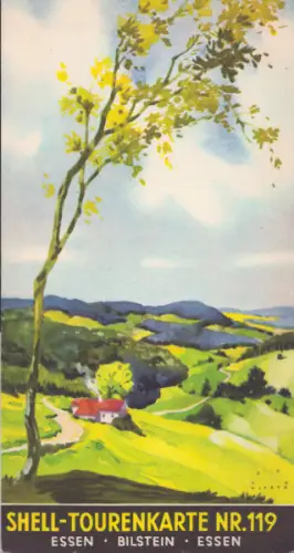 Shell Tourenkarte 119 1930er Jahre