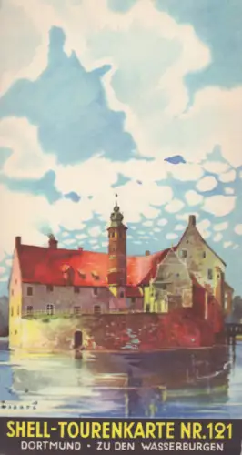 Shell Tourenkarte 121 1930er Jahre