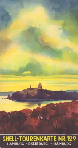 Shell Tourenkarte 129 1930er Jahre