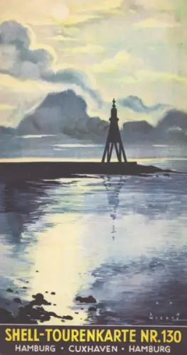 Shell Tourenkarte 130 1930er Jahre