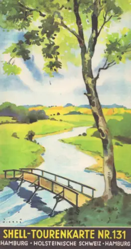 Shell Tourenkarte 131 1930er Jahre
