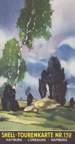 Shell Tourenkarte 132 1930er Jahre