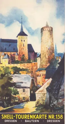 Shell Tourenkarte 138 1930er Jahre