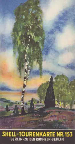 Shell Tourenkarte 153 1930er Jahre