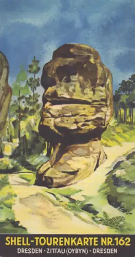 Shell Tourenkarte 162 1930er Jahre