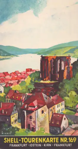 Shell Tourenkarte 169 1930er Jahre