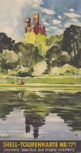 Shell Tourenkarte 171 1930er Jahre