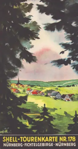 Shell Tourenkarte 178 1930er Jahre
