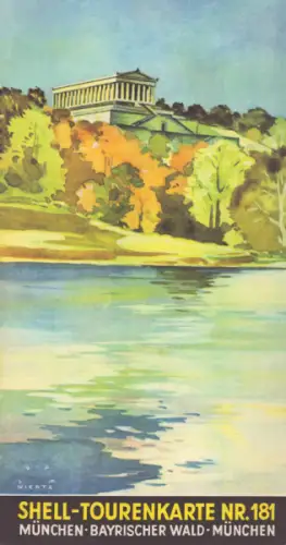 Shell Tourenkarte 181 1930er Jahre