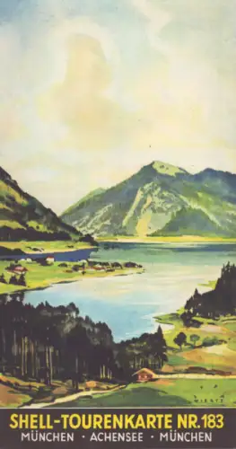 Shell Tourenkarte 183 1930er Jahre