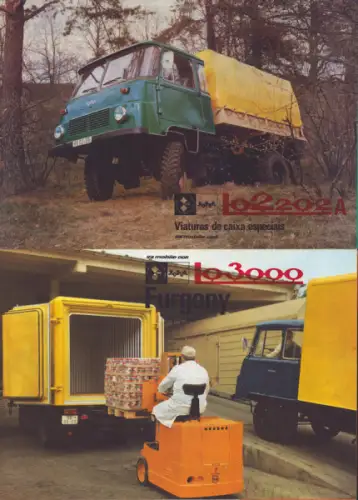 Robur Prospekt Mappe 1980er Jahre