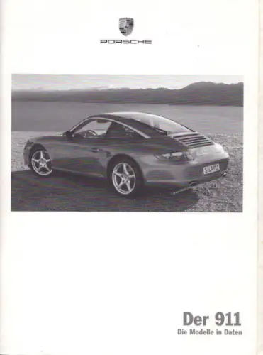 Porsche 911 Typ 997 Daten-Prospekt 5.2006