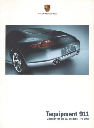 Porsche 911 Typ 997 Tequipment Prospekt 5.2004