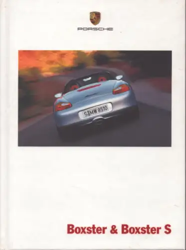 Porsche Boxster Typ 986 Prospekt 8.2000