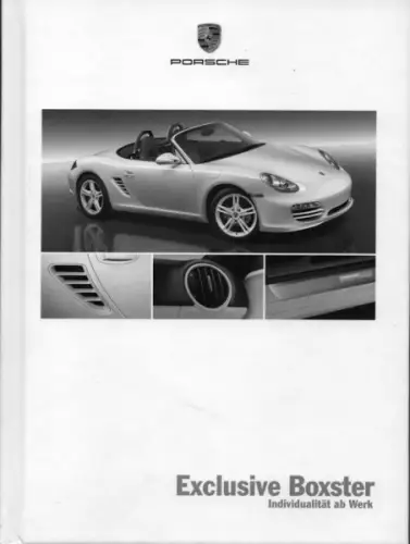Porsche Boxster Exclusive Typ 987 Prospekt 7.2008