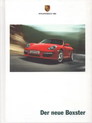 Porsche Boxster Typ 987 Prospekt 5.2009
