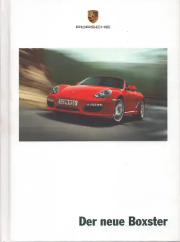 Porsche Boxster Typ 987 Prospekt 8.2008