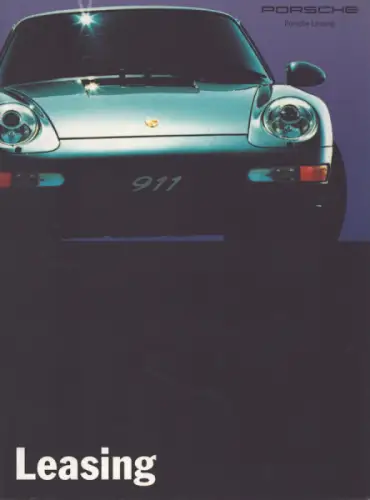 Porsche Leasing Prospekt ca. 1994