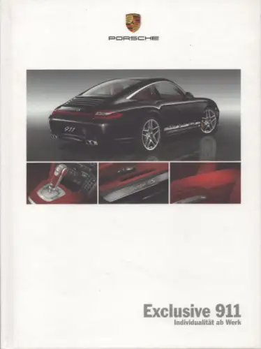 Porsche 911 Typ 997.2 Exclusive Prospekt 6.2008