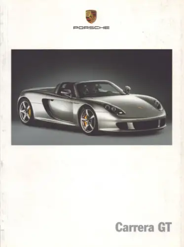 Porsche Carrera GT Prospekt 1.2003
