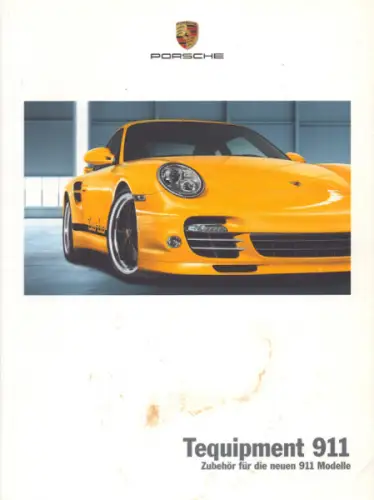Porsche 911 Typ 997.2 Tequipment Prospekt 5.2010