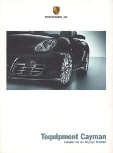 Porsche Cayman Typ 987c Tequipment Prospekt 5.2007