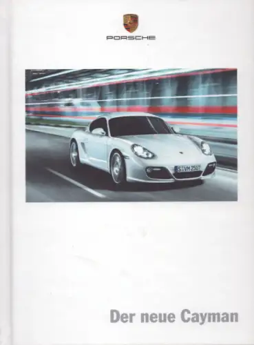 Porsche Cayman Typ 987c Prospekt 2.2009