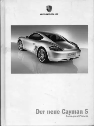 Porsche Cayman S Typ 987c Prospekt 6.2005