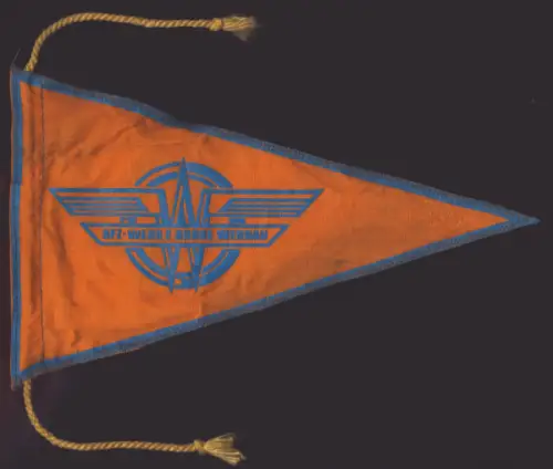 Original Wimpel Ernst Grube Werdau 1950er Jahre