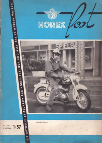Horex Hauspost 1957 Heft 1