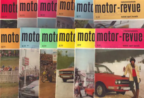 Tschechoslowakische Motor-Revue 1977 Hefte 1-12