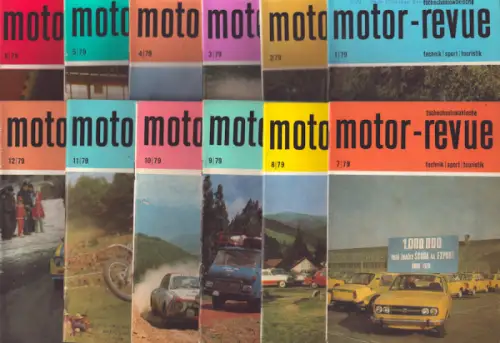 Tschechoslowakische Motor-Revue 1979 Hefte 1-12